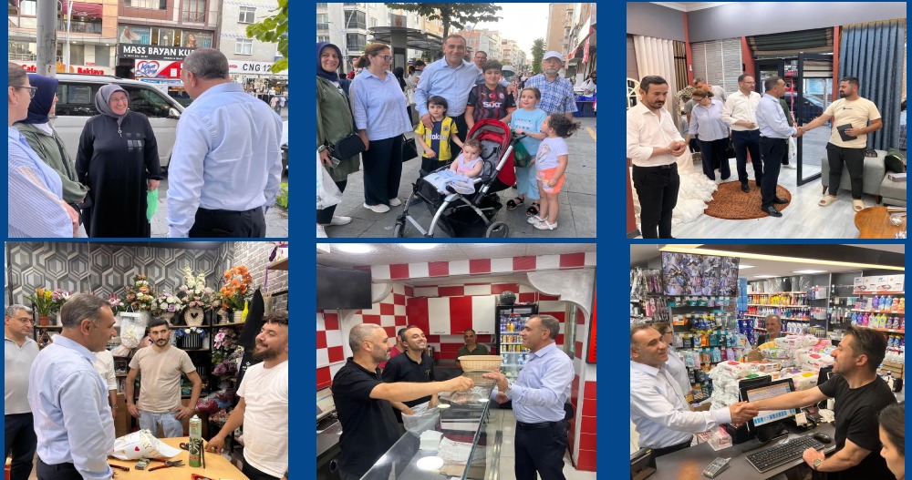 BAŞKAN KAMACI’DAN CEBECİ ESNAFINA ZİYARET