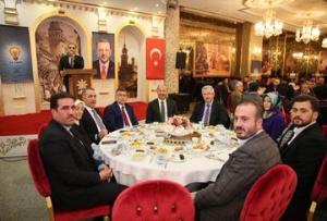 3 kademe ilçe yönetimiyle vefa yemeğinde bir araya geldik